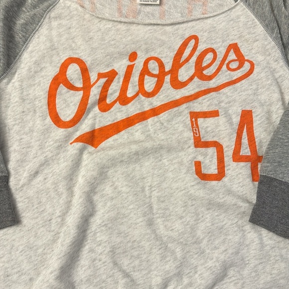 Pink Orioles Pullover Lightweight Sweatshirt - Picture 3 of 8